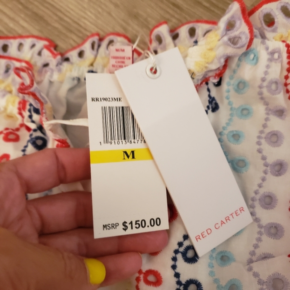 SOLD Red Carter Maya Crop Top - Picture 5 of 7